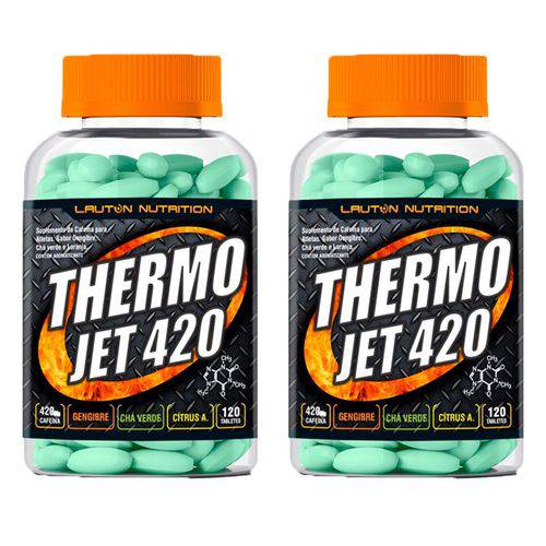 Thermo Jet 420 (Termogênico) - 2 Un de 120 Tabletes - Lauton