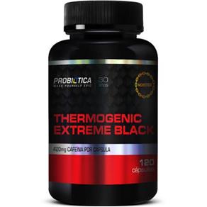 Thermogenic Extreme Black 120 Cáps Probiótica New Formula