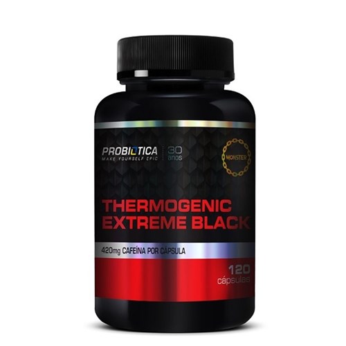 Thermogenic Extreme Black 120 Caps - Probiotica