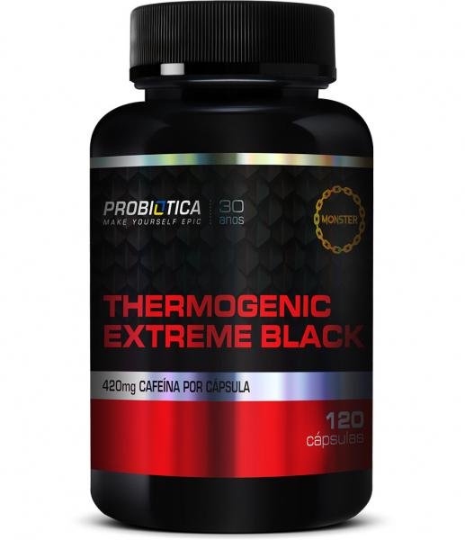 Thermogenic Extreme Black 120 Cápsulas Probiotica