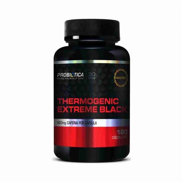Thermogenic Extreme Black 120 Cápsulas - Probiótica