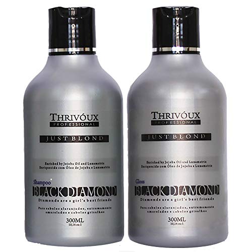 Thrivóux - Kit Black Diamond Shampoo 300ml + Gloss 300ml