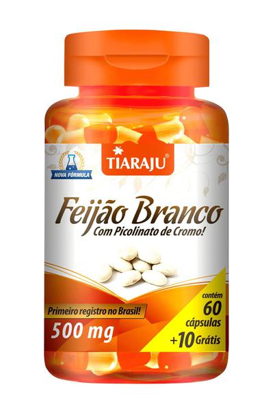 Tiaraju Feijao Branco com Cromo 60+10 Caps