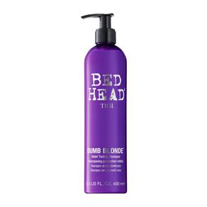 Tigi Bed Head Dumb Blonde Purple Toning Shampoo com Pimento Violeta para Cabelos Louros ou Grisalhos 400ml
