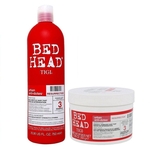 Tigi Bed Head Resurrection Shampoo 750ml e Máscara 200g Kit
