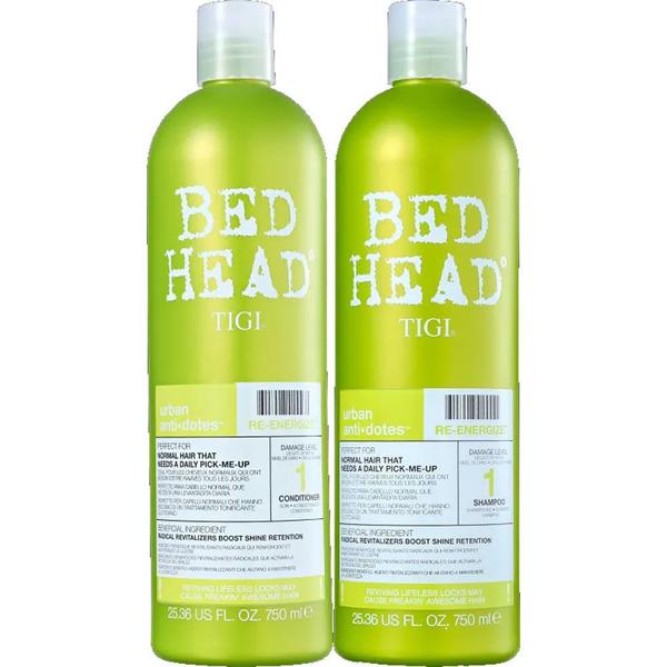 Tigi Bed Head Urban Anti+dotes Re Energize - Shampoo e Condicionador 750ml