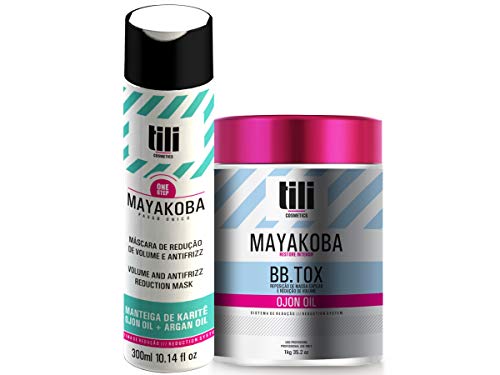 Tili Cosmetics - Kit Combo Escova Progressiva 300ml + Bbtox Mayakoba 1Kg