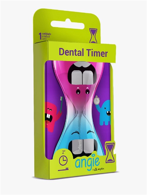 Timer Dental Angie Rosa e Azul