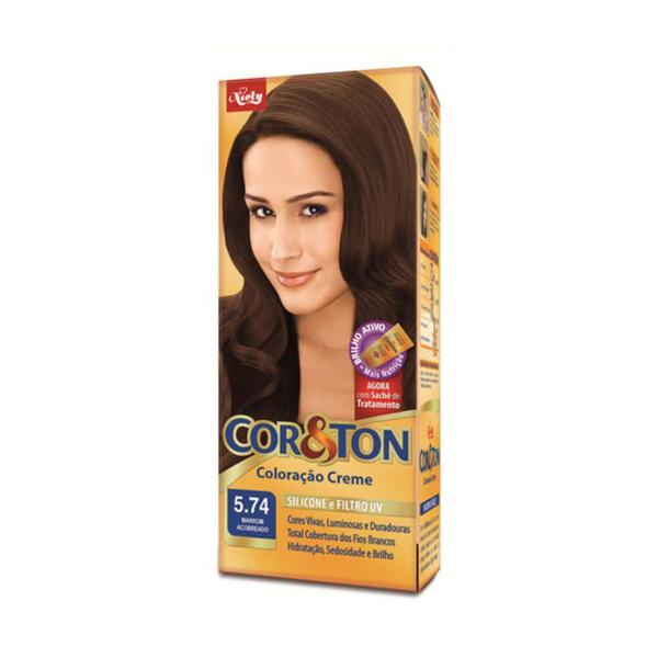 Tint Corton 5.74 Marron Acobreado - Cor Ton