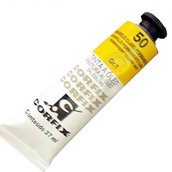 Tinta a Oleo Corfix G1 50 Amarelo Claro Permanente 37ml