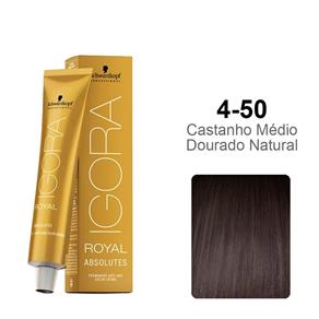 Tinta Absolutes - 4-50 Castanho Médio Dourado Natural