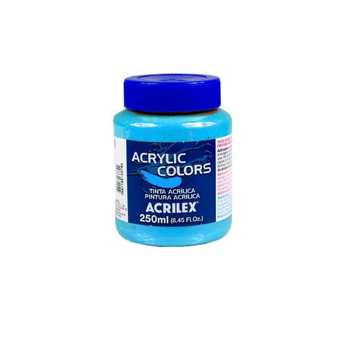 Tinta Acrílica 250ml Acrilex - Azul Turquesa