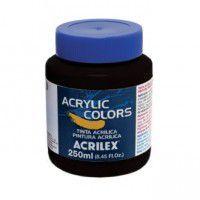 Tinta Acrilica Acrilex Acrylic Colors 250 Ml Preto 13125-320