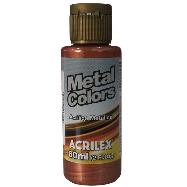Tinta Acrilica Acrilex Metal Colors 060 Ml Cobre 03660.534