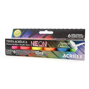 Tinta Acrilica Acrilex Nature Colors Neon 006 Cores 3906