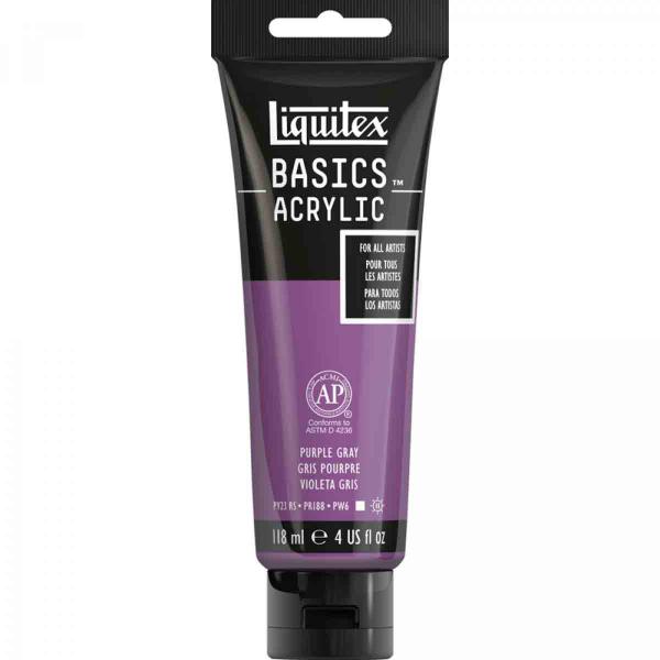 Tinta Acrilica Liquitex Basics 263 Purple Gray 118ml