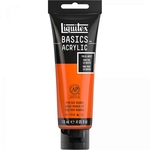 Tinta Acrilica Liquitex Basics 620 Vivid Red Orange 118ml