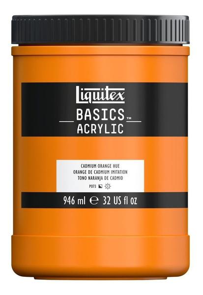 Tinta Acrílica Liquitex Basics 946ml 720 Cadmium Orange Hue
