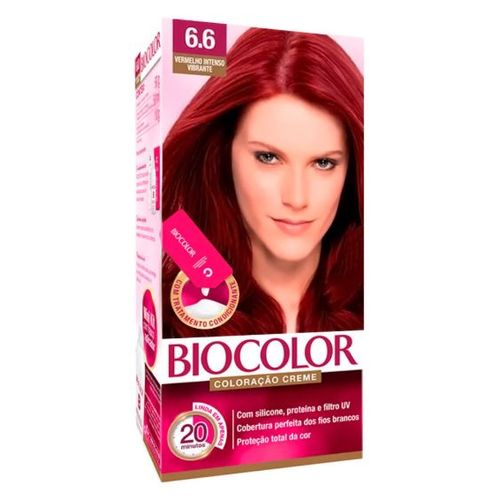 Tinta Biocolor Mini Kit 6.6 Vermelho Intenso Vibrante