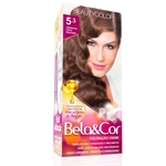 Tinta De Cabelo Beauty Color Bela & Cor 5.3 - Castanho Claro Dourado