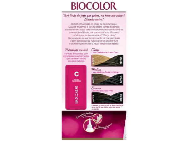 Tinta de Cabelo Biocolor - Castanho Escuro Chique 3.0 100ml