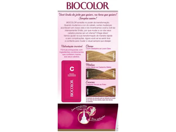 Tinta de Cabelo Biocolor - Louro Claro Radiante 8.0 100ml