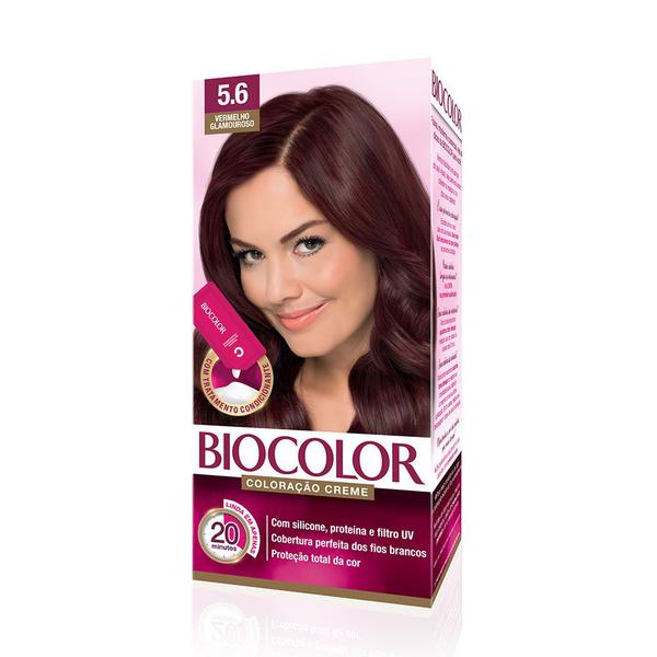 Tinta de Cabelo Biocolor Mini Kit Vermelho Glamour 5.6