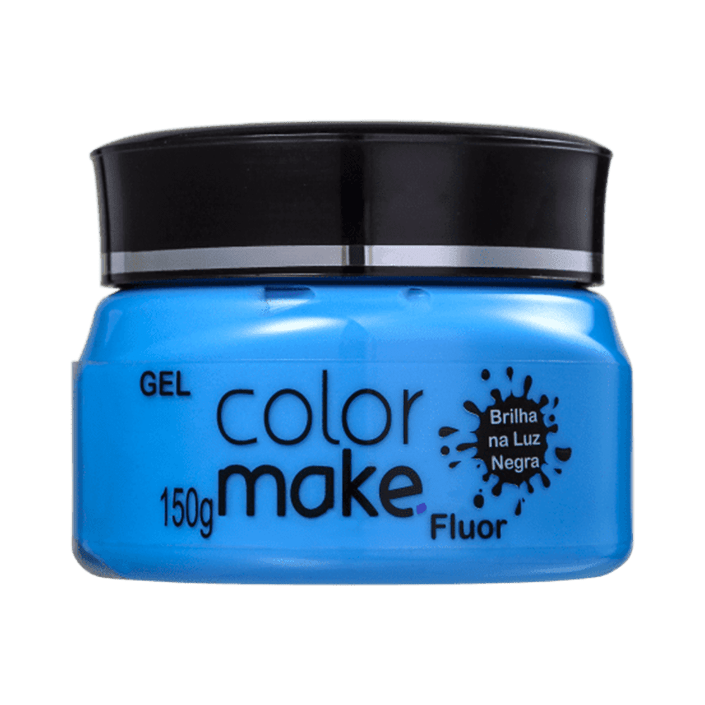Tinta em Gel ColorMake Fluor Azul 150g