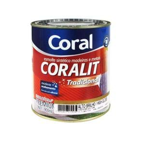 Tinta Esmalte Sintético 0,9lts Acetinado Coralit Branco Coral