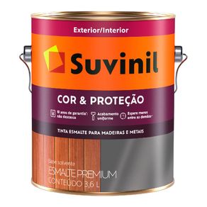 Tinta Esmalte Sintético 3,6lts Fosco Grafite Claro Suvinil