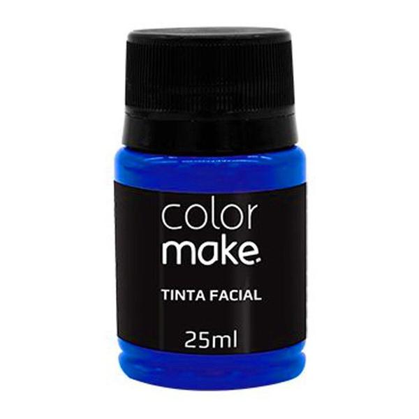 Tinta Facial Líquida Azul - 25ml - Color Make
