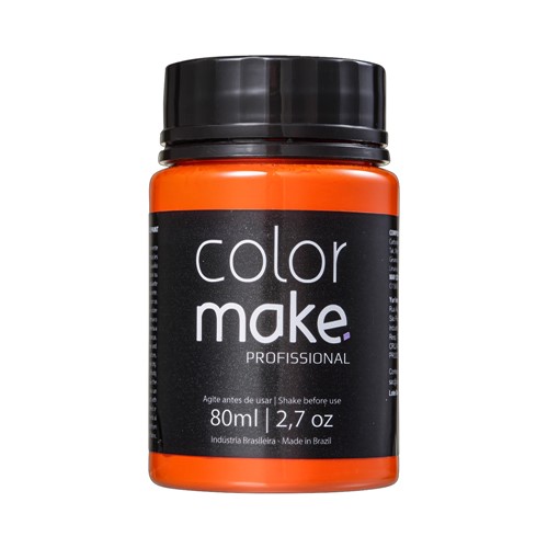 Tinta Facial Líquida ColorMake Profissional Laranja 80ml
