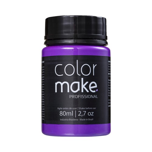 Tinta Facial Líquida ColorMake Profissional Roxo 80ml Tinta Facial Líquida ColorMake Profissional Roxo