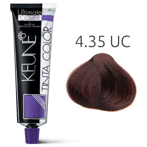 Tinta Keune Color Ultimate Cover 60ml - Cor 4.35 - Marrom Chocolate Médio