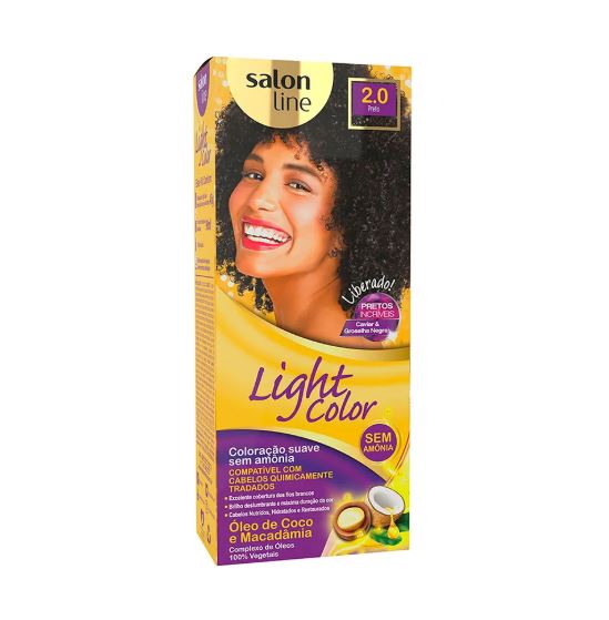 Tinta Light Color Kit 2.0 Preto - Salon Line