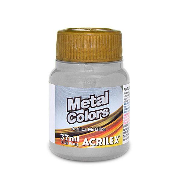 Tinta Metal Colors Acrílica 37ML Aluminio 599 Acrilex