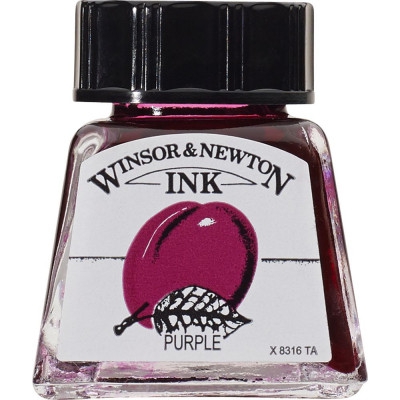 Tinta para Desenho Winsor Newton 14ml Purple Roxo