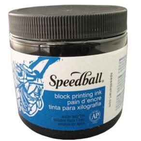 Tinta para Xilogravura Speedball 470 Ml Preto 3700