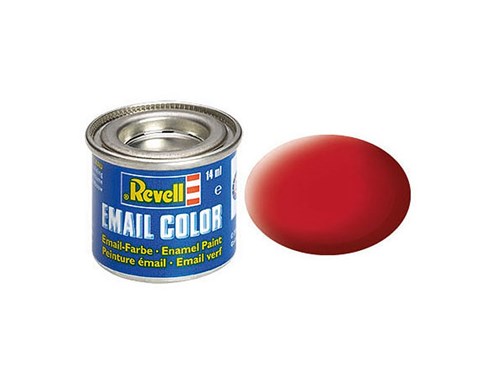 Tinta Revell Esmalte Vermelho Carmim Fosco 14Ml Rev 32136