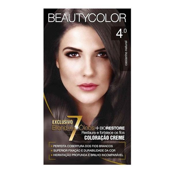Tintura Beauty Color - Cor 4.0 Castanho Natural - Bony Plus