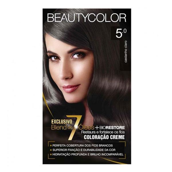 Tintura Beauty Color - Cor 5.0 Castanho Claro - Bony Plus