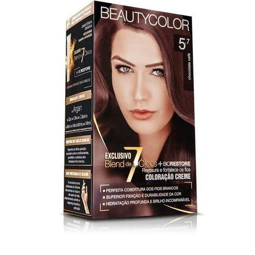 Tintura Beauty Color Kit Nova 5.7 Chocolate Cafe