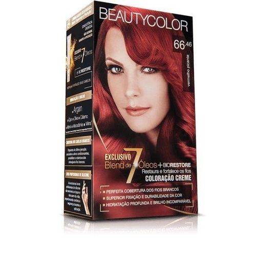 Tintura Beauty Color Kit Nova 66.46 Vermelho Picante