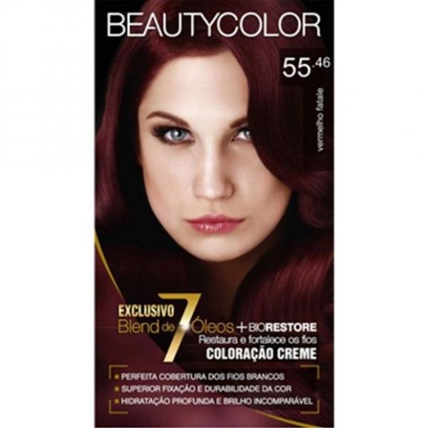 Tintura Beauty Color Vermelho Fatal 55.46