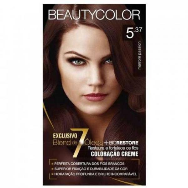 Tintura Beautycolor Kit 5.37 Marrom Passion