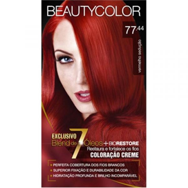 Tintura Beautycolor Kit 77.44 Vermelho Sedução