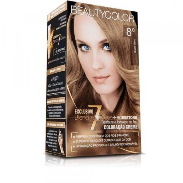 Tintura Beautycolor Kit 8.0 Louro Claro