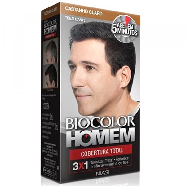 Tintura Biocolor Homem - Cor Castanho Claro - Hypermarcas H.p.c