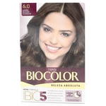 Tintura Biocolor Kit Creme 6.0 Louro Escuro Clássico