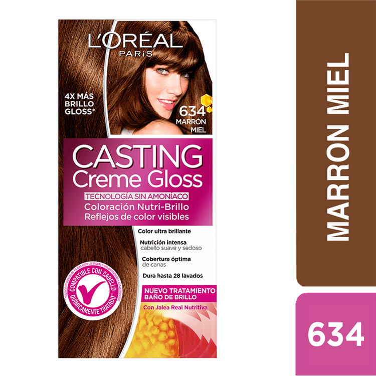 Tintura Casting Creme Gloss 634 Marrón Miel